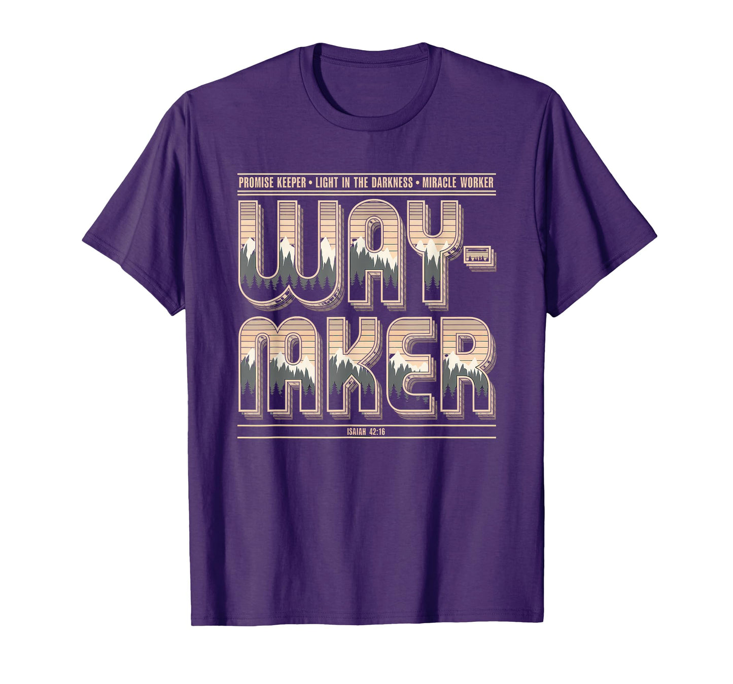 Waymaker Tshirt Promise Keeper Miracle Worker God Christian T-Shirt