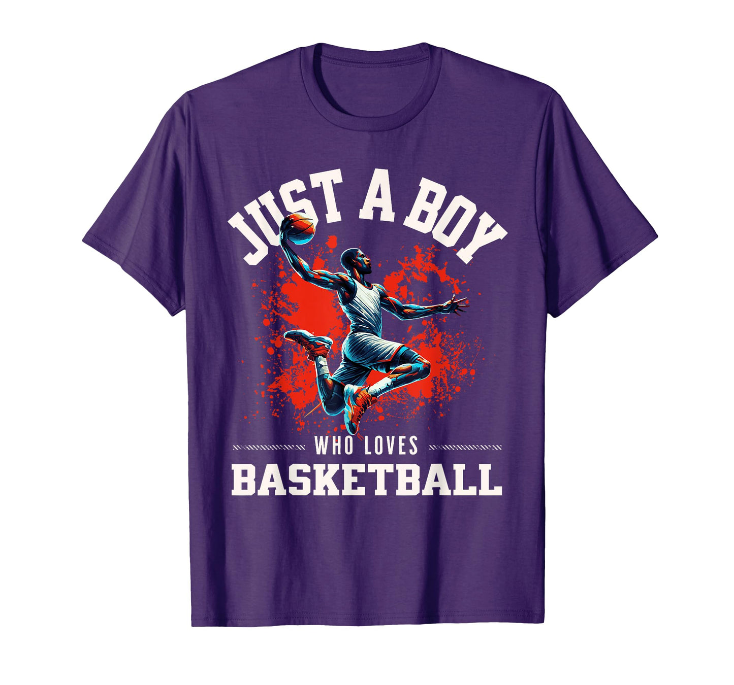 Just a Boy Who Loves Basketball T-Shirt