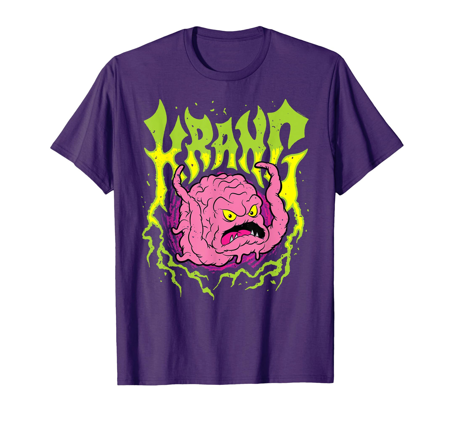 TMNT Heavy Metal Krang Retro Cartoon T-Shirt