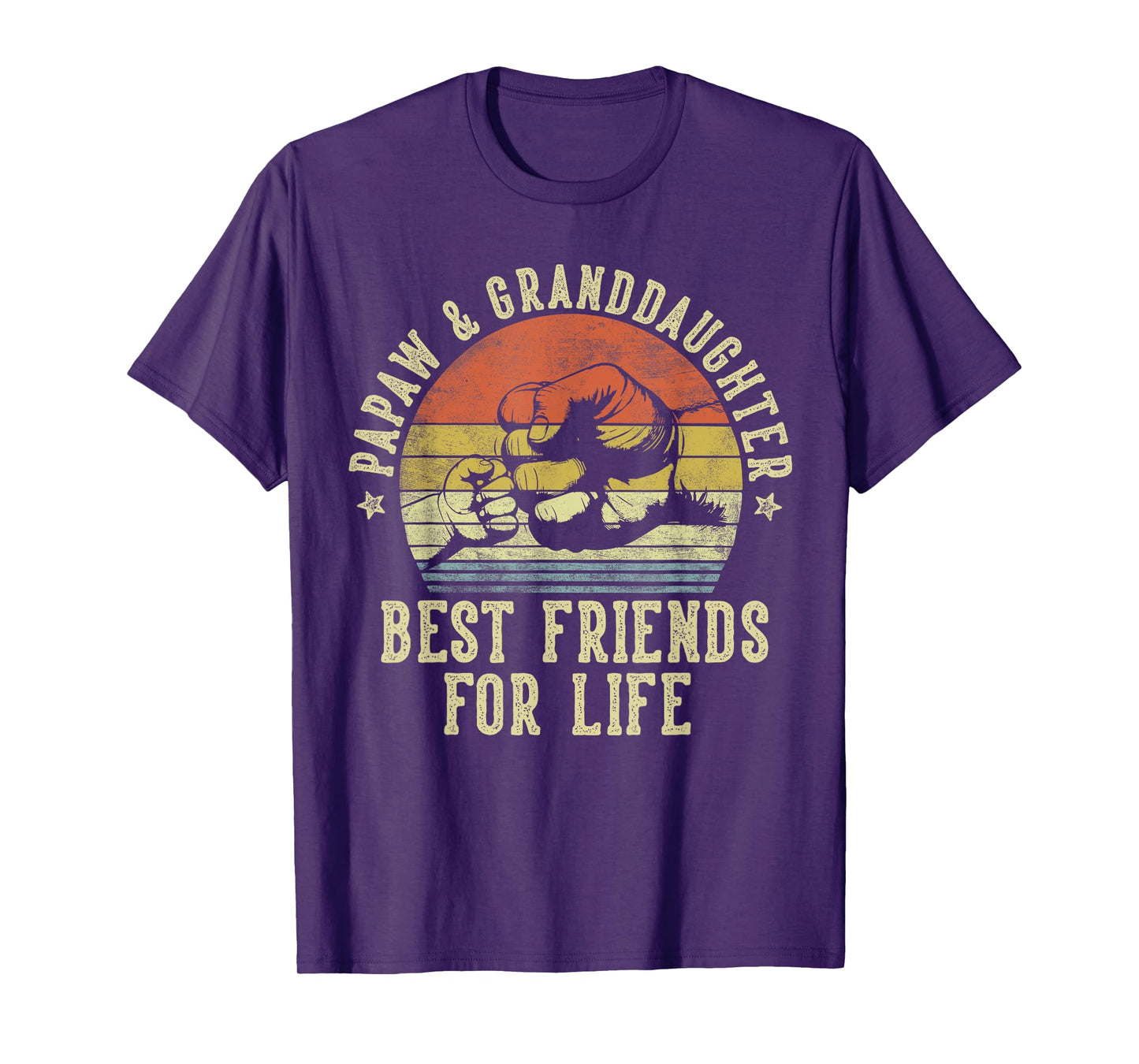 Papaw and Granddaughter Best Friends for Life Funny Papaw T-Shirt