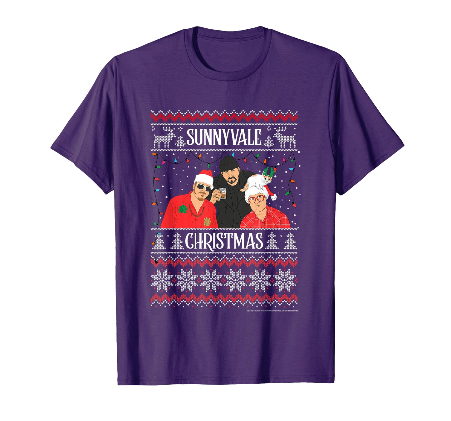 Trailer Park Boys Sunnyvale Christmas Ugly Sweater T-Shirt