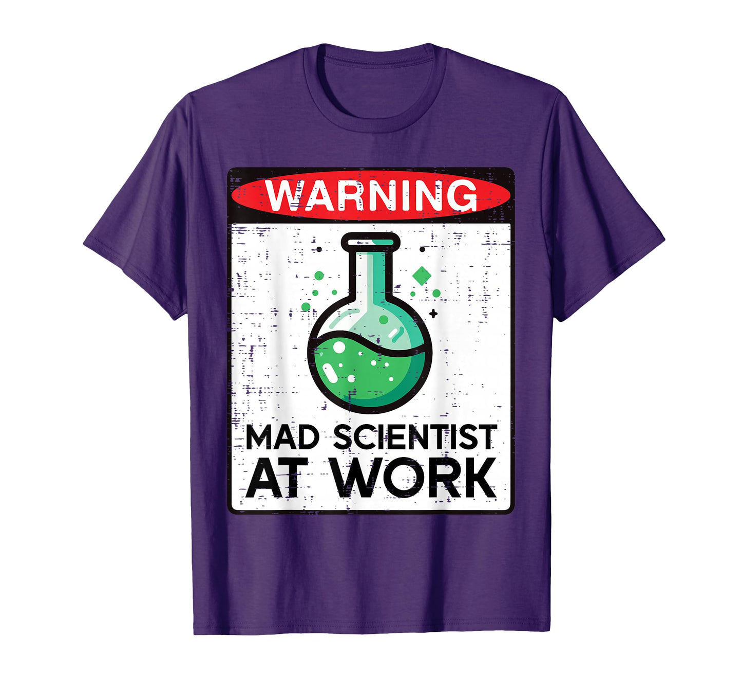 Halloween Mad Scientist at Work Nerd Costume Men Women Kids T-Shirt