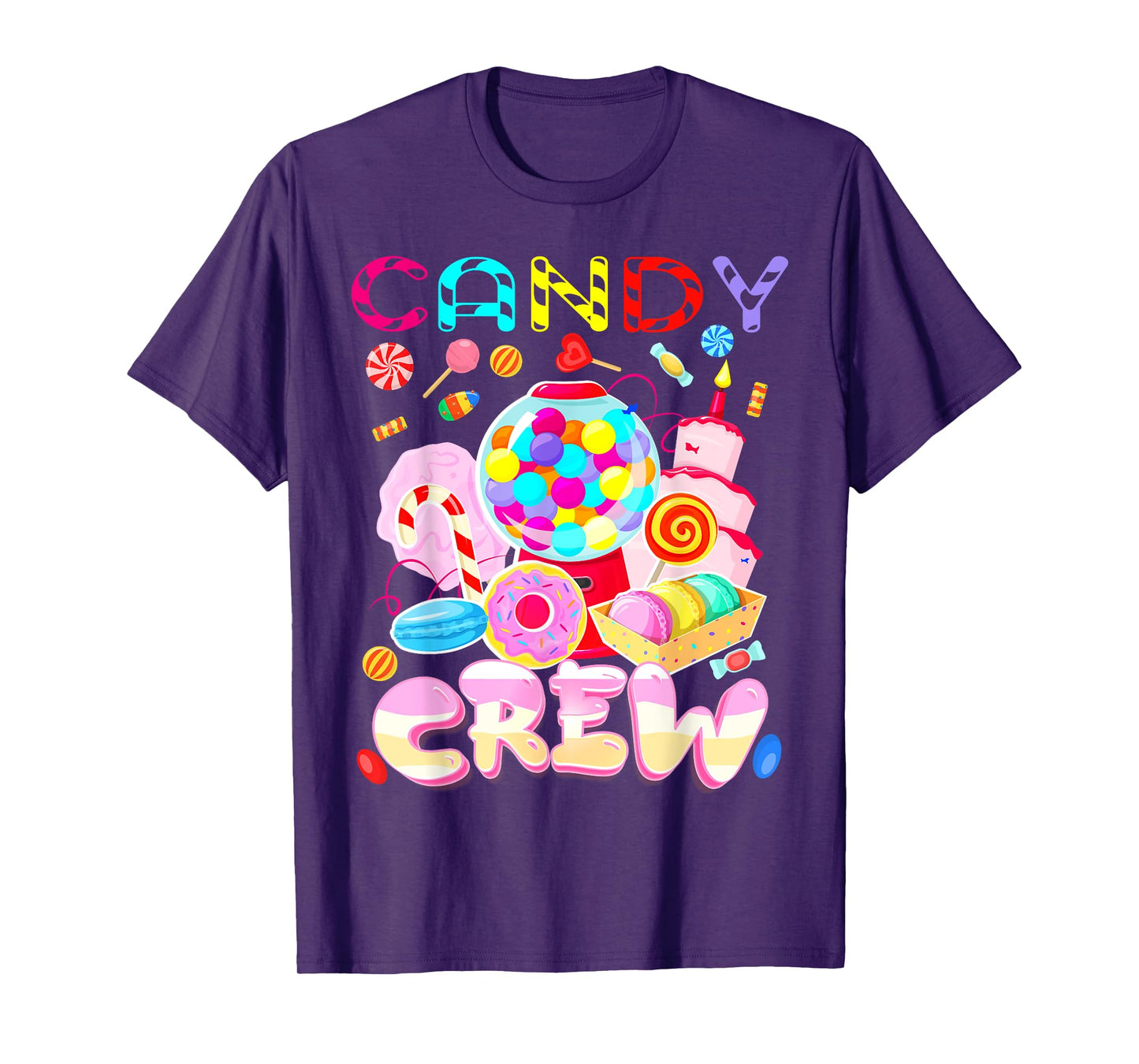 Candy Land Candy Crew Party Halloween Costumes Adult Women T-Shirt