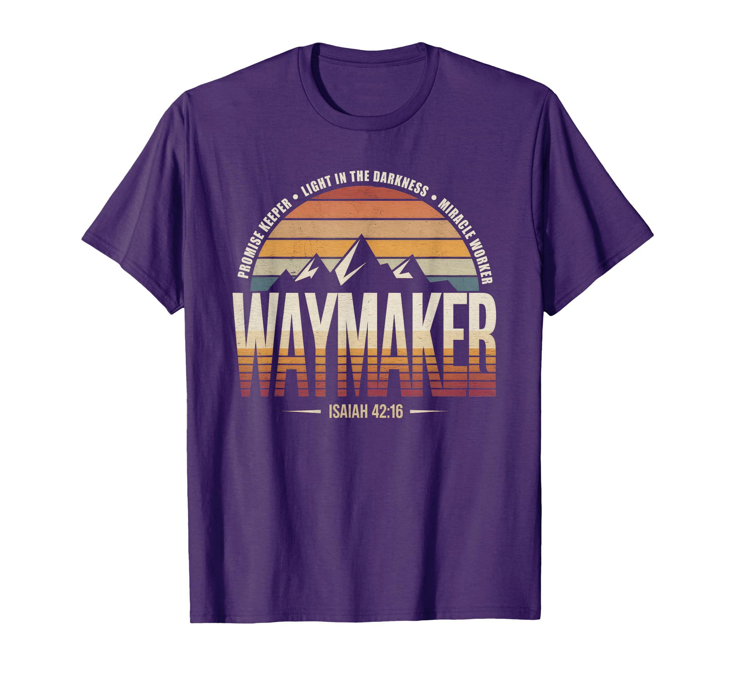 Waymaker Tshirt Promise Keeper Miracle Worker God Christian T-Shirt
