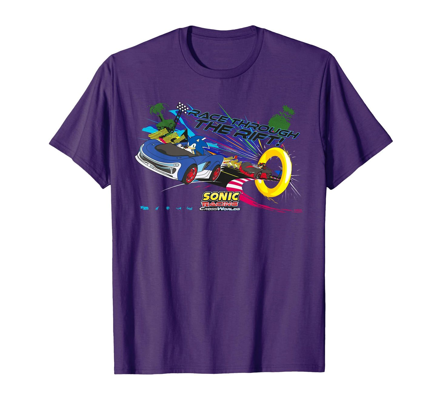 Sonic Racing CrossWorlds - Race Through The Rift T-Shirt