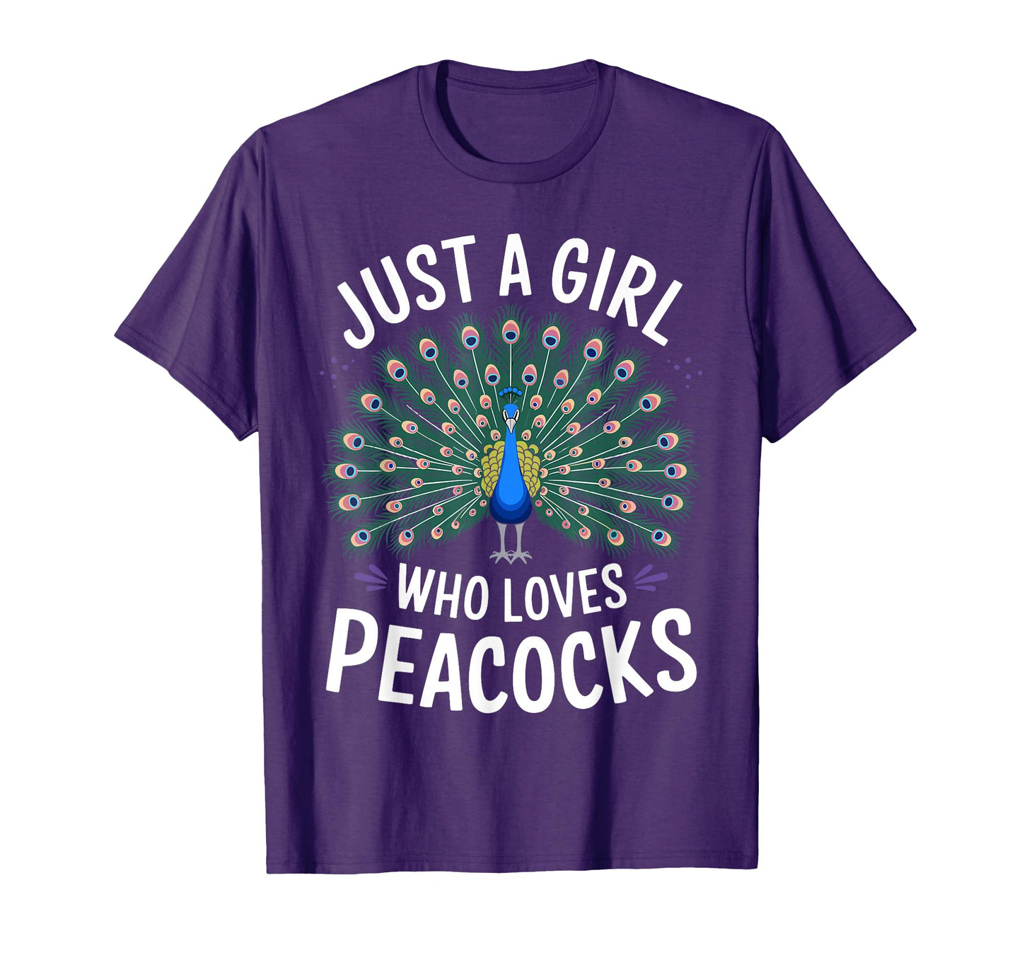 Funny Peacock Costume for Women Girls Kids Peacock Lovers T-Shirt