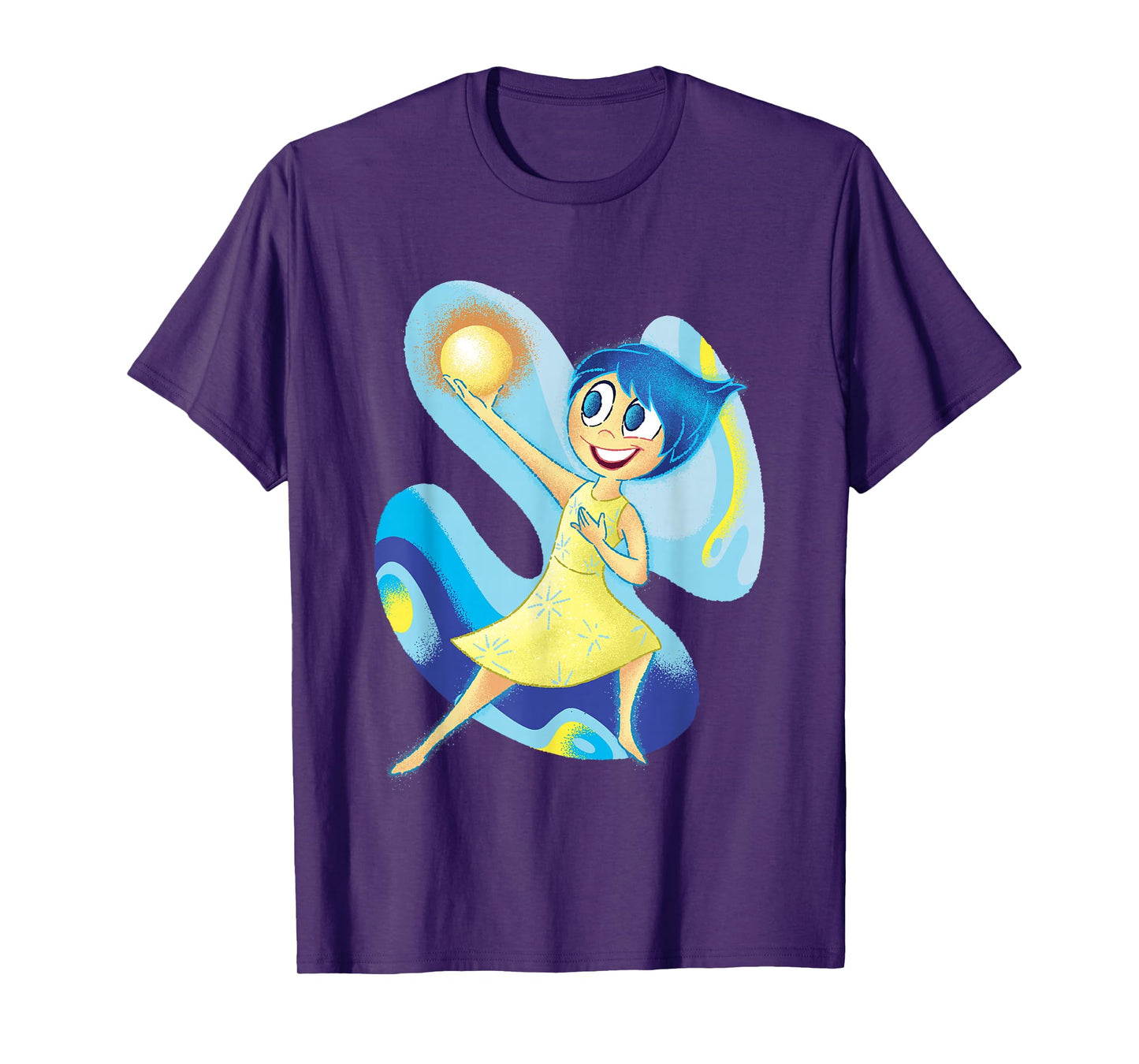 Disney Pixar Inside Out 2 Joy Happy Memories Distressed Logo T-Shirt
