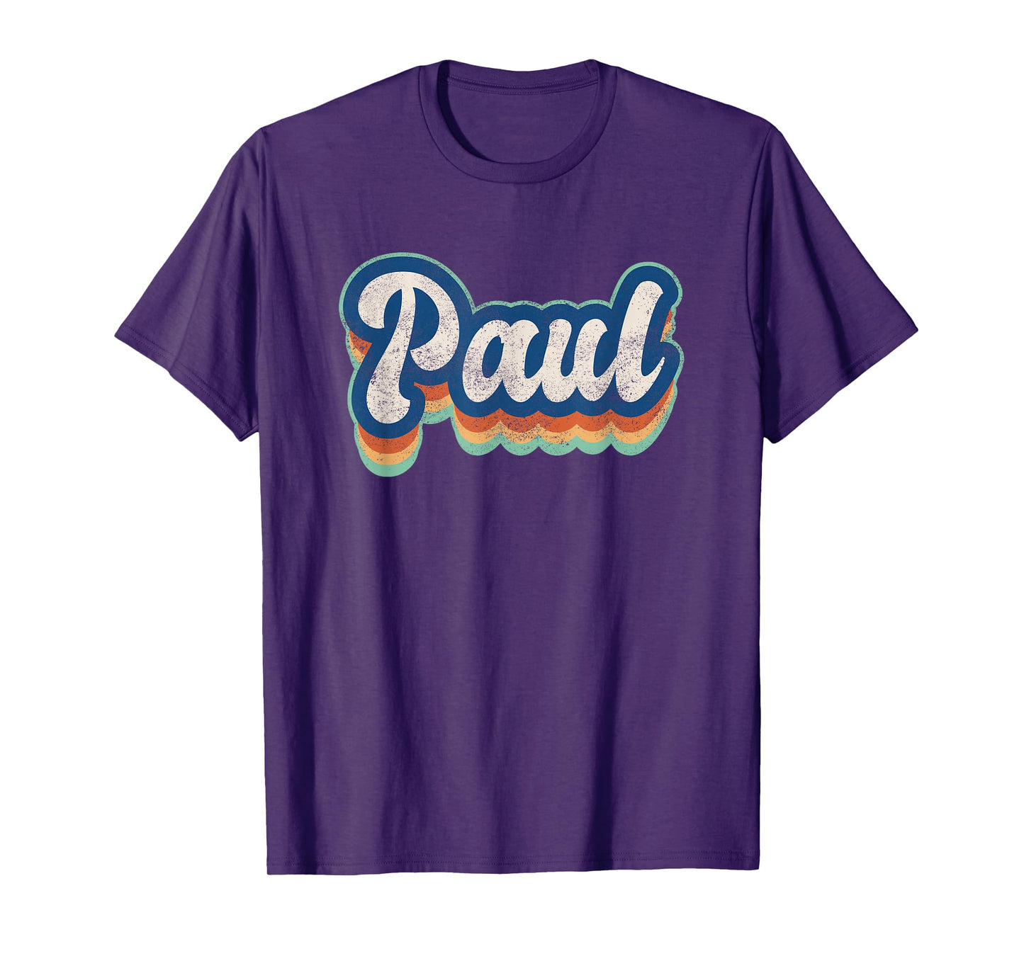 Paul First Name Boy Vintage Style 70s 80s Personalized T-Shirt
