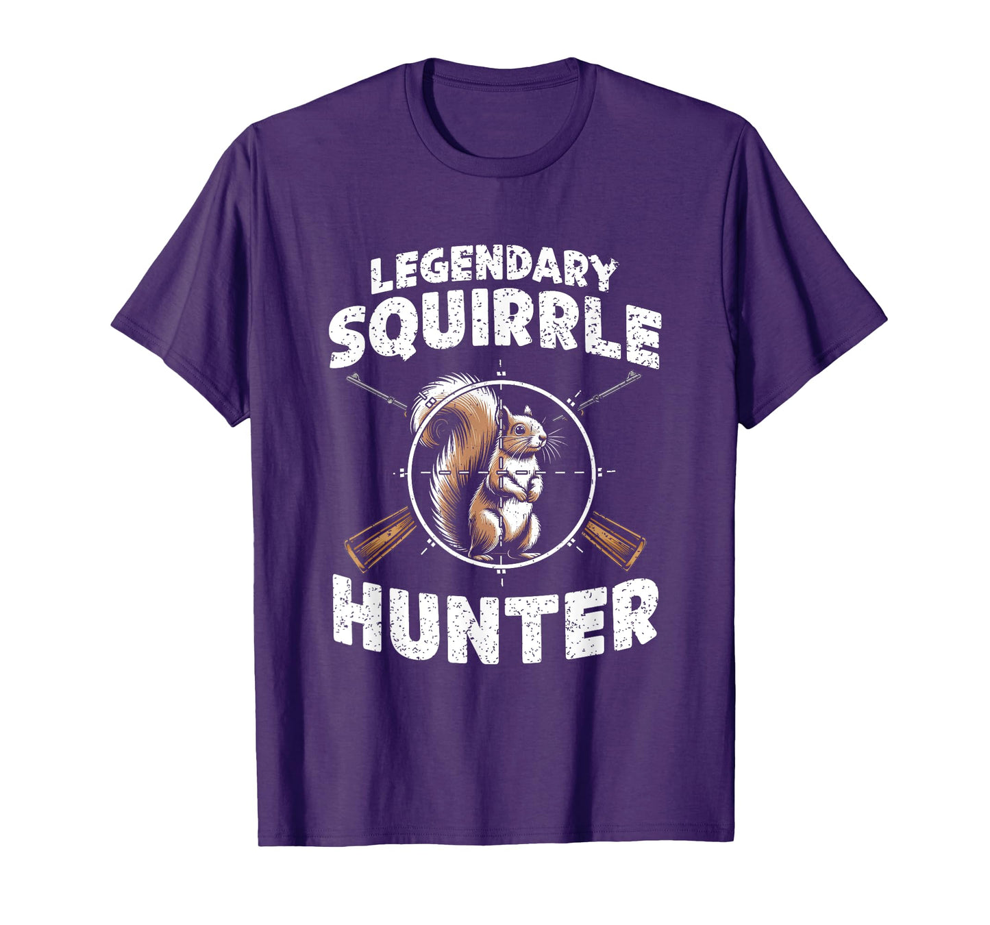 Legendary Squirrel Hunter Hunting For Boys Kids Youth Men T-Shirt