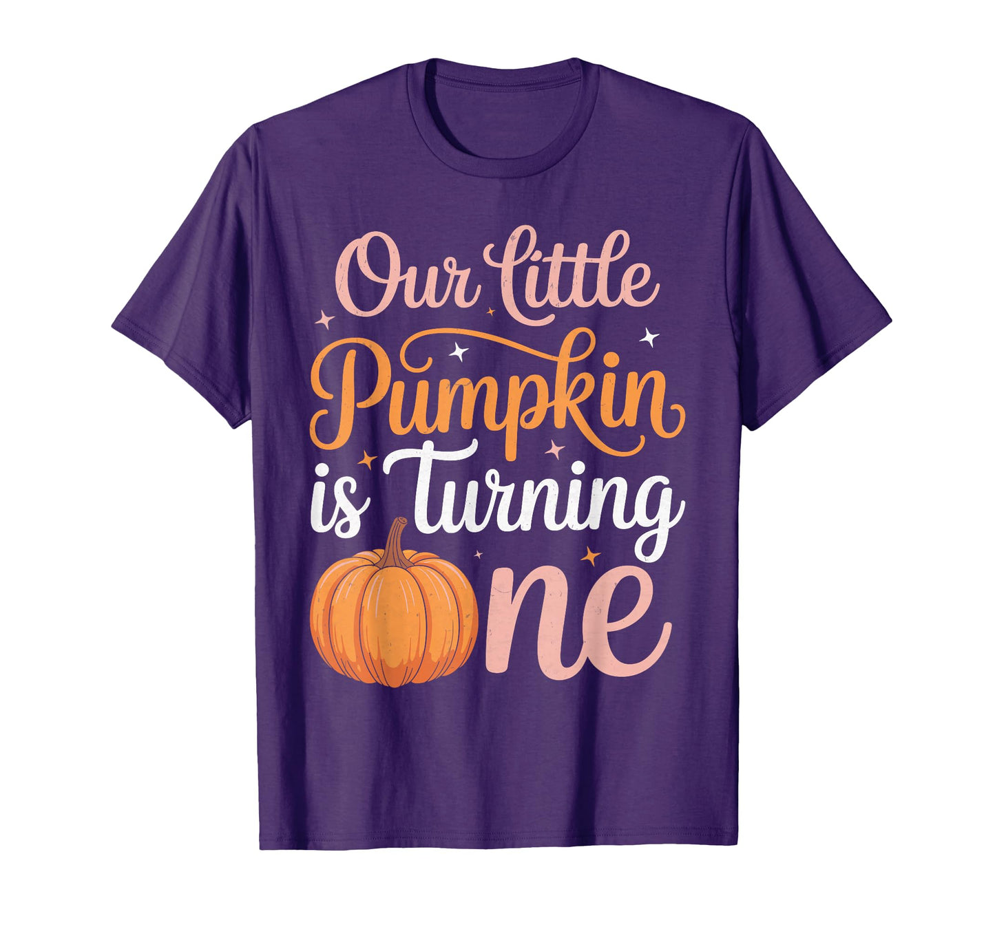 Our Little Pumpkin is Turning one Pumpkin First Birthday T-Shirt