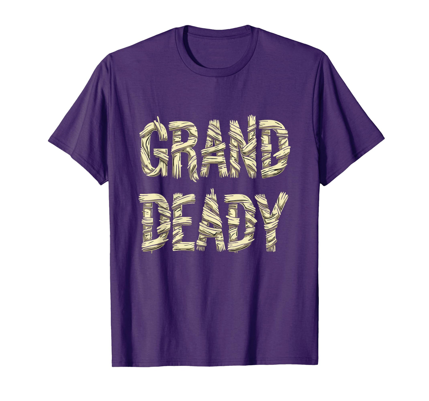 Funny Grand Mummy Matching Couple Halloween Family Costume T-Shirt