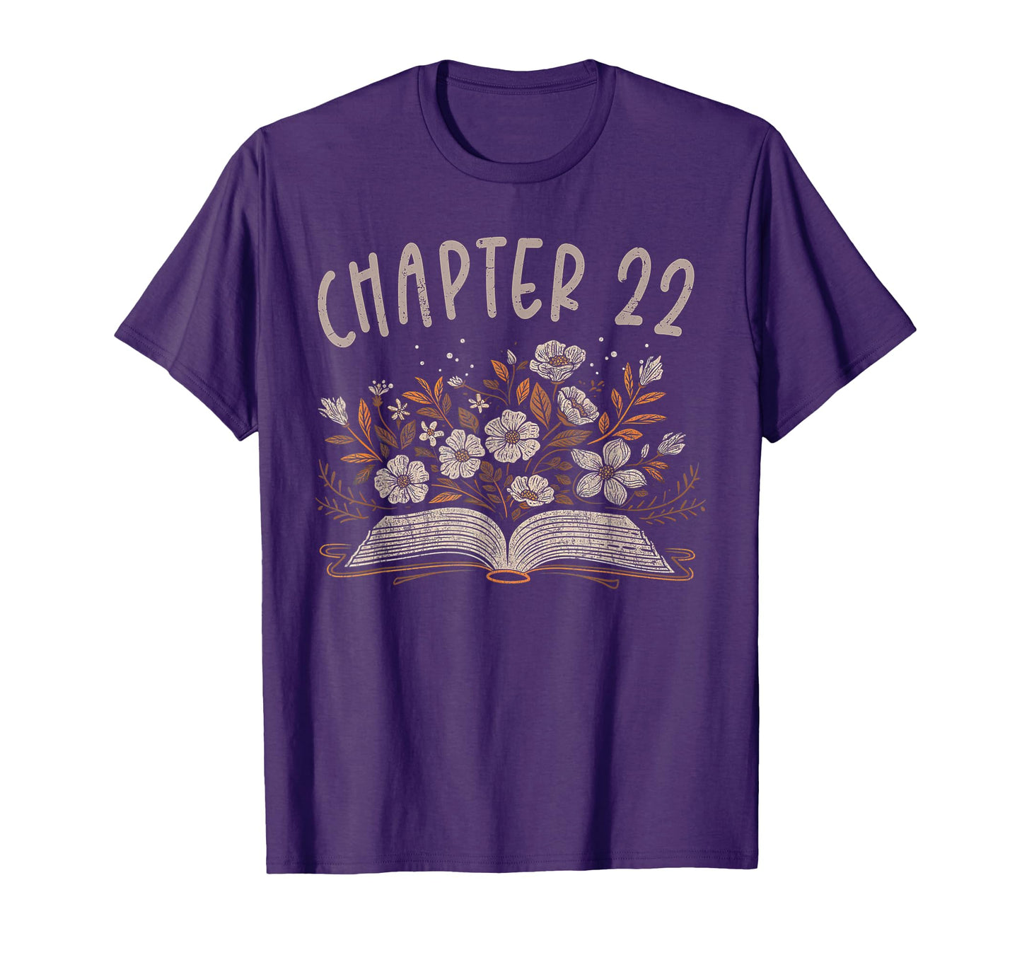 Chapter 22nd Birthday Bookworm 22 Years Old For Book Lovers T-Shirt