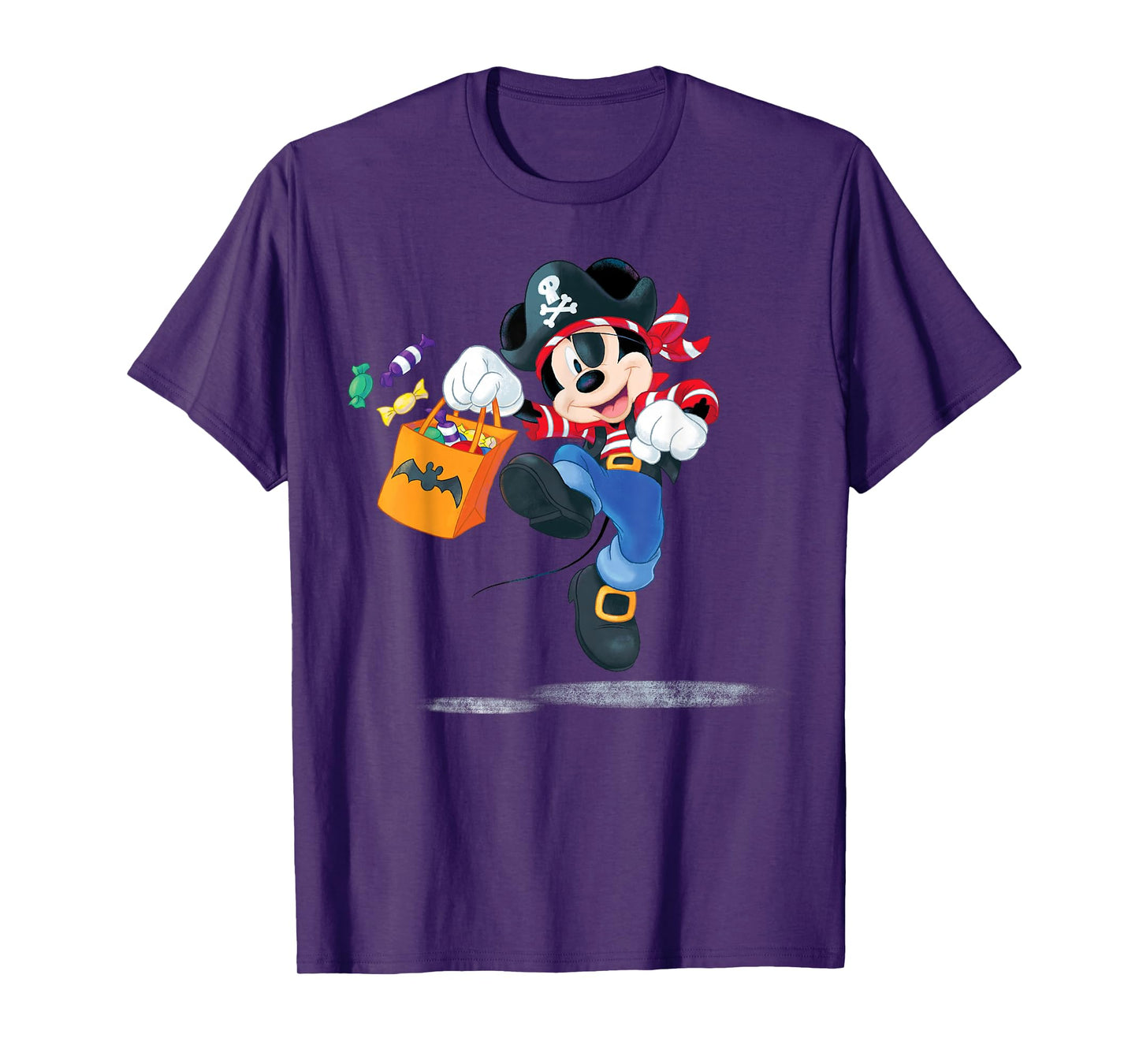 Disney Halloween Mickey Mouse Pirate Costume Trick or Treat T-Shirt