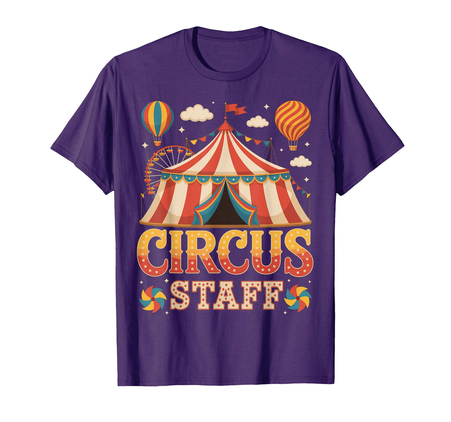 Circus Staff Event Costume Carnival Staff Crew Tent Party T-Shirt