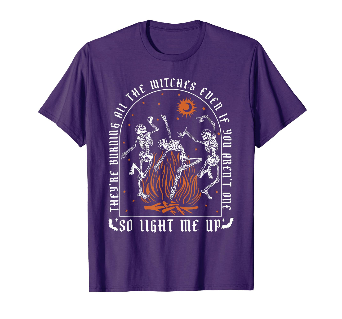 They're Burning All The Witches Spooky Witch Happy Halloween T-Shirt