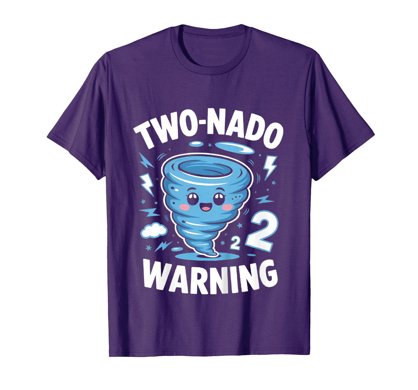 Kids Tornado 2 Year Old Boy Birthday Two Nado 2nd Bday Party T-Shirt