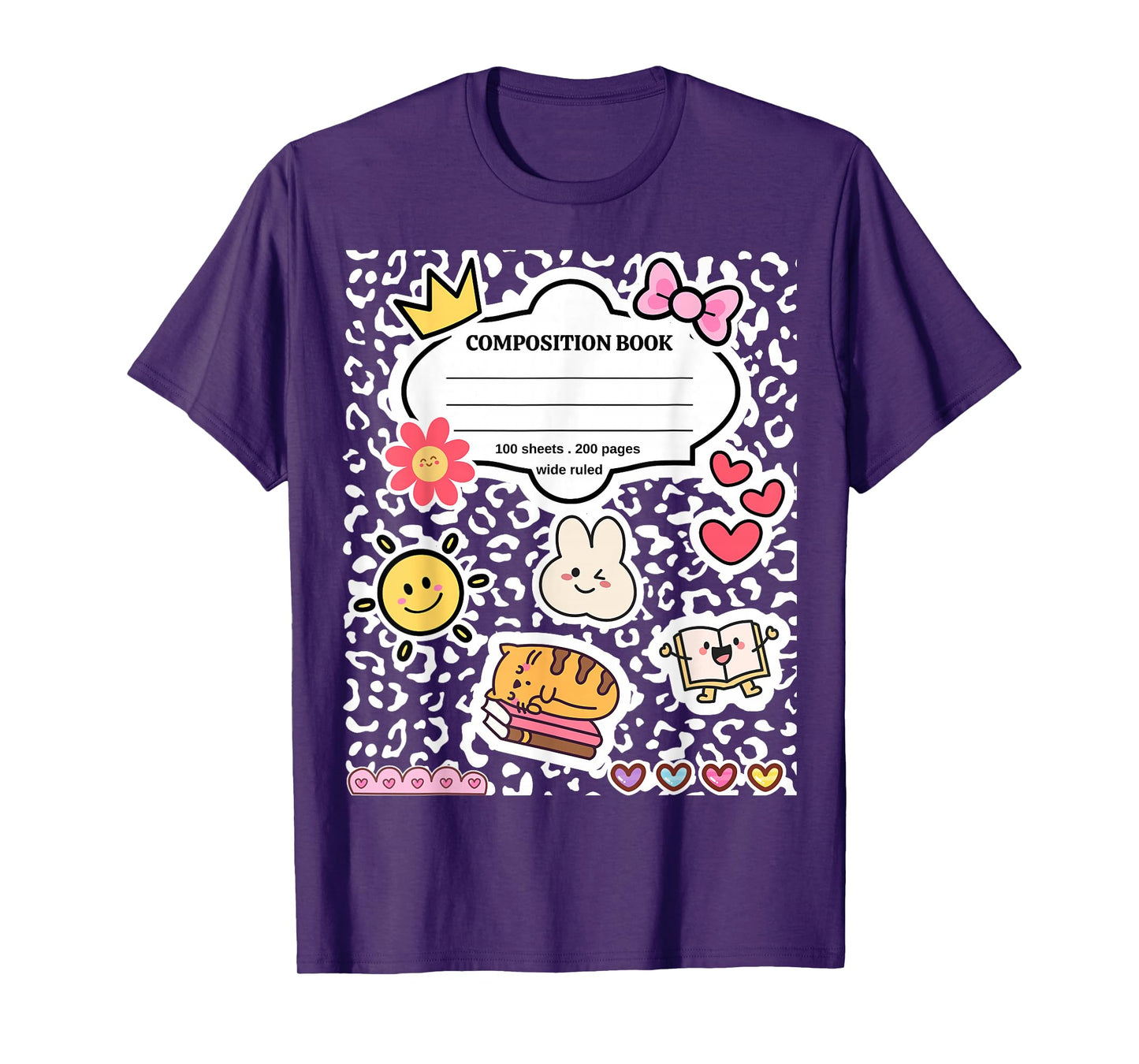 Composition Notebook Costume Matching Group Halloween School T-Shirt