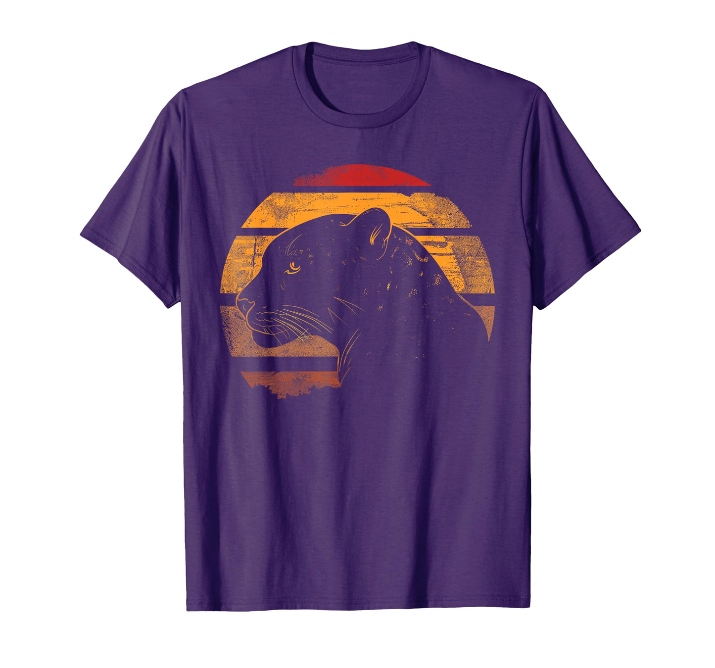 Jaguar Retro Vintage 80s Style Jaguar Wild Animals Lover T-Shirt