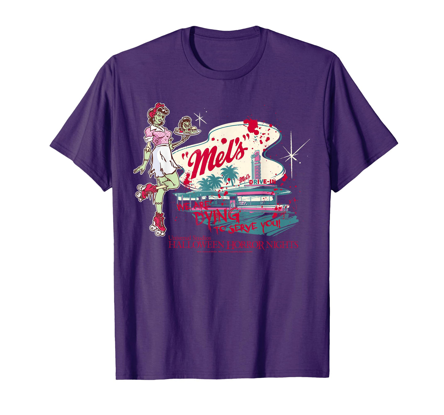 Halloween Horror Nights Mel’s Drive-in Zombie Carhop T-Shirt