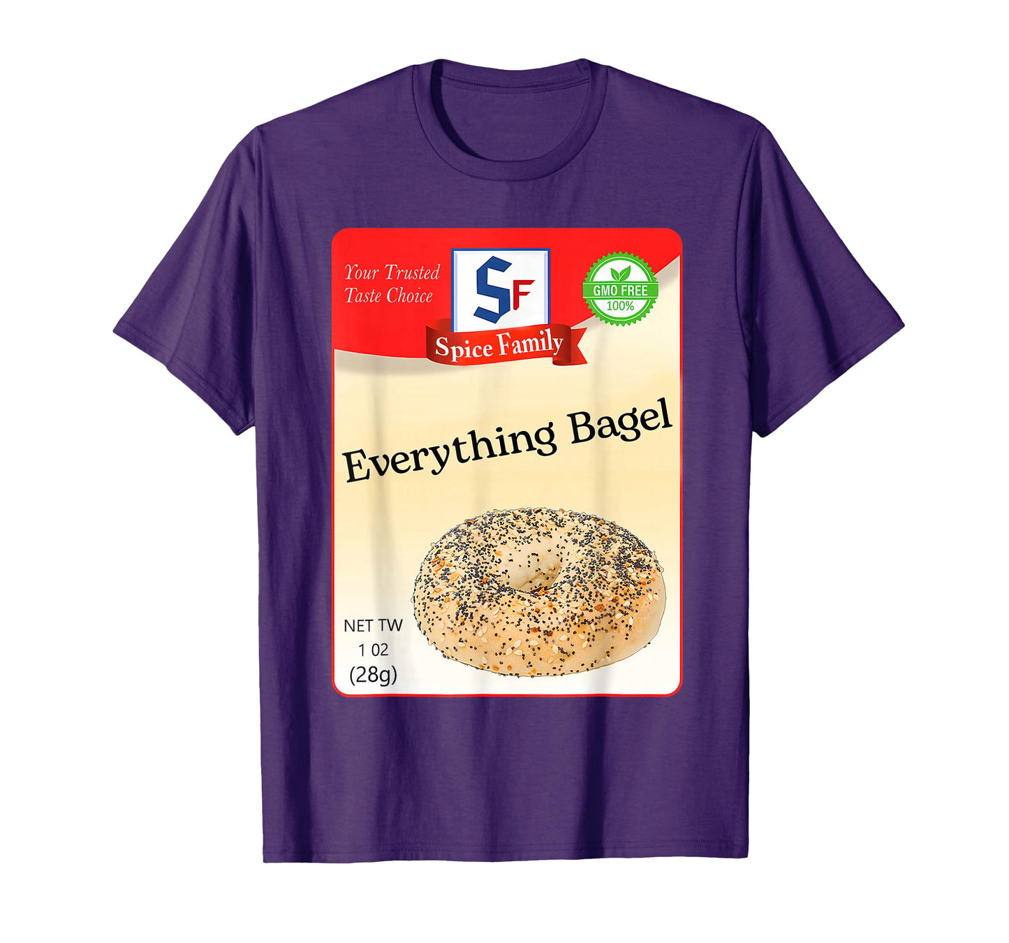 Everything Bagel Condiment Holiday Spice Group Costumes T-Shirt
