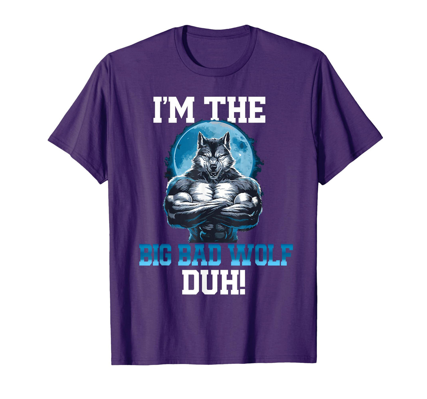 I'm The Bad Wolf Duh Costume Funny DIY Halloween Party T-Shirt