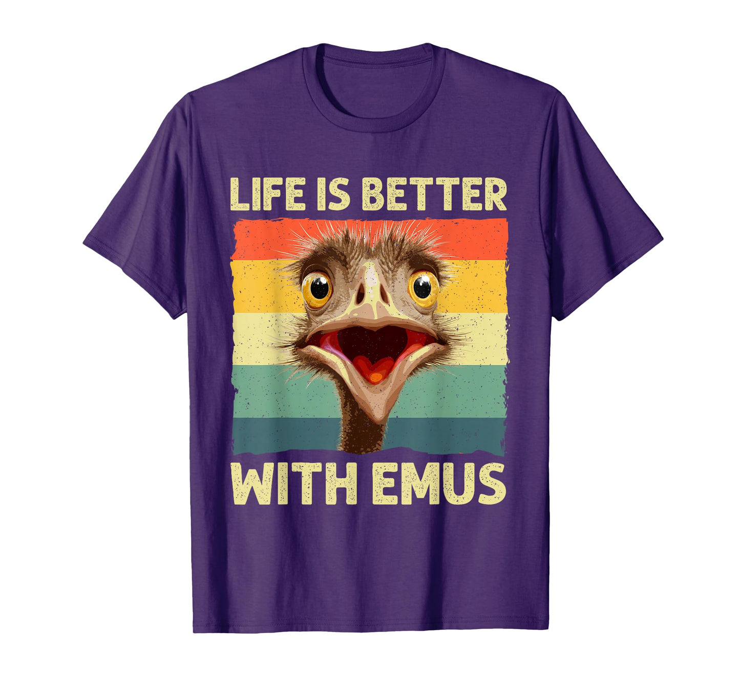 Cool Emu Art For Men Women Australia Bird Animal Emu Lover T-Shirt