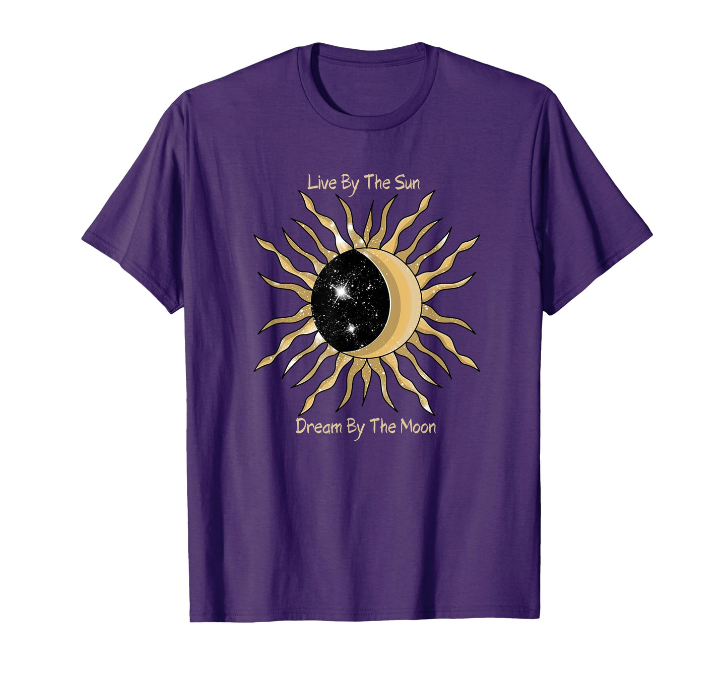 Live By The Sun Dream By The Moon Astrology T-Shirt