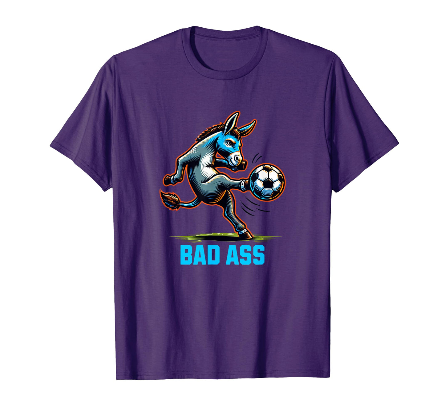 Bad Ass Donkey Soccer Ball T-Shirt