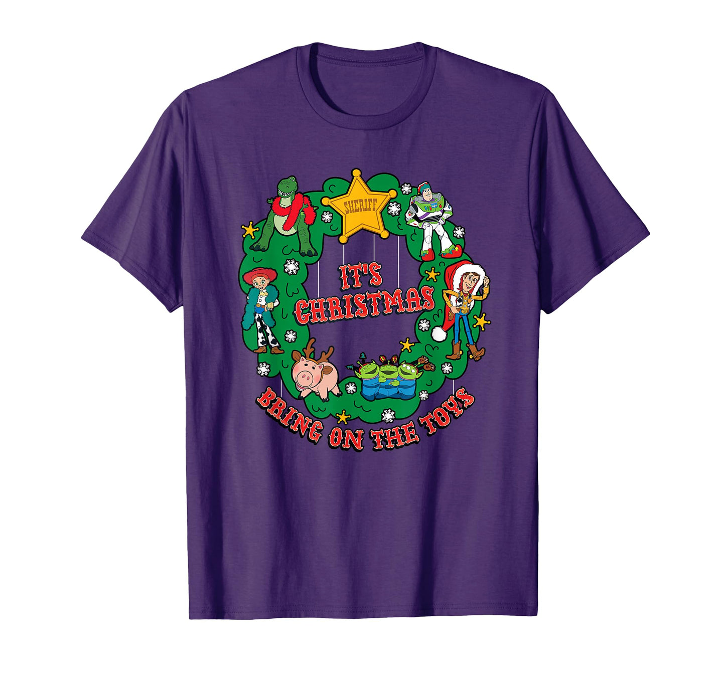 Disney & Pixar's Toy Story It's Christmas, Bring on The Toys T-Shirt