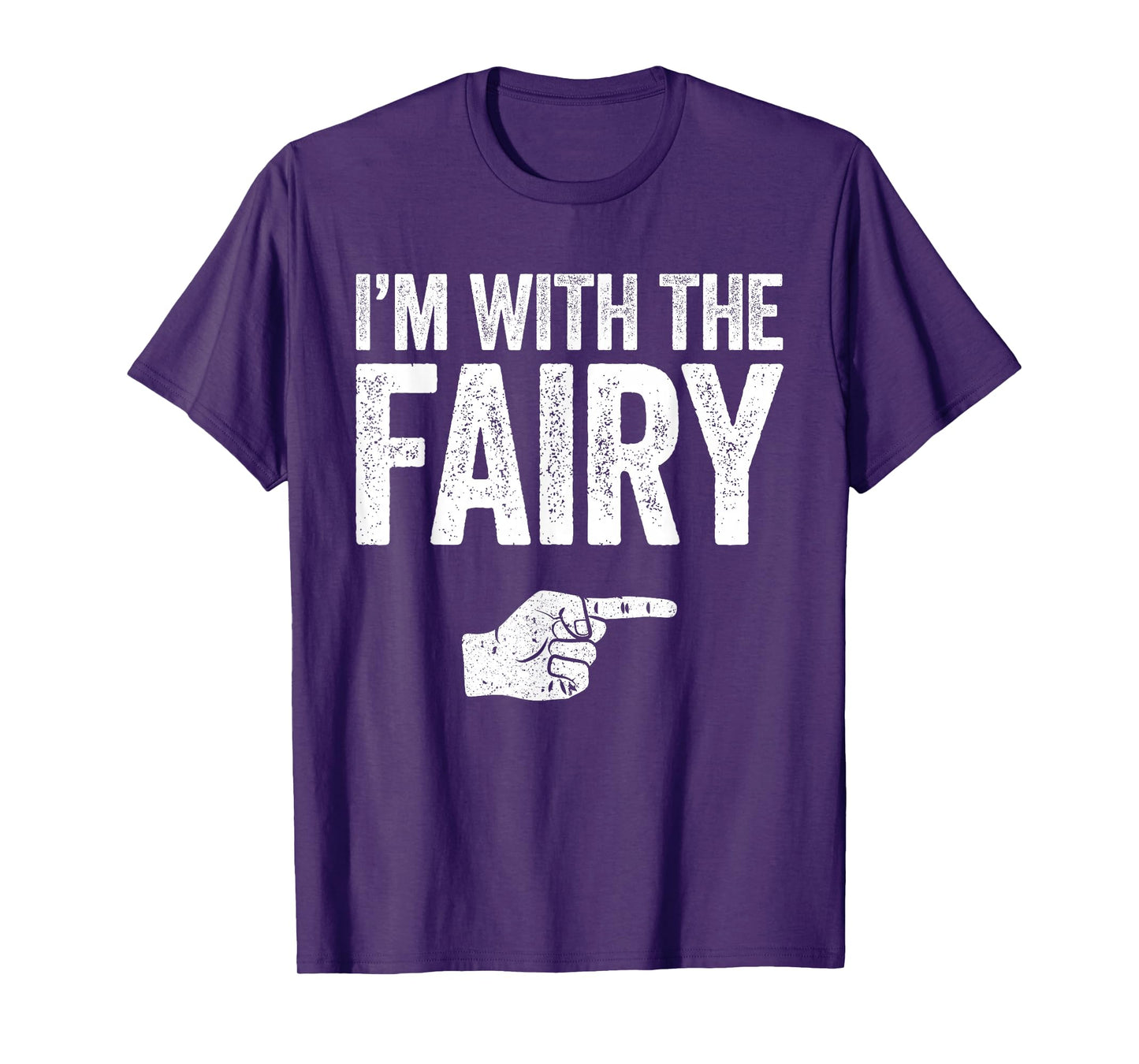 I'm with The Fairy Shirt Adult Kids Men Women Fairy Costume T-Shirt
