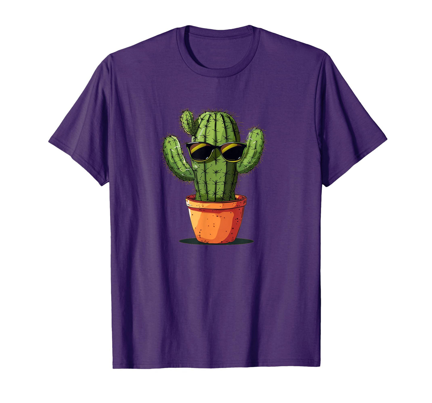 Cool Cactus Face with Sunglasses for Desert Cacti Lovers T-Shirt