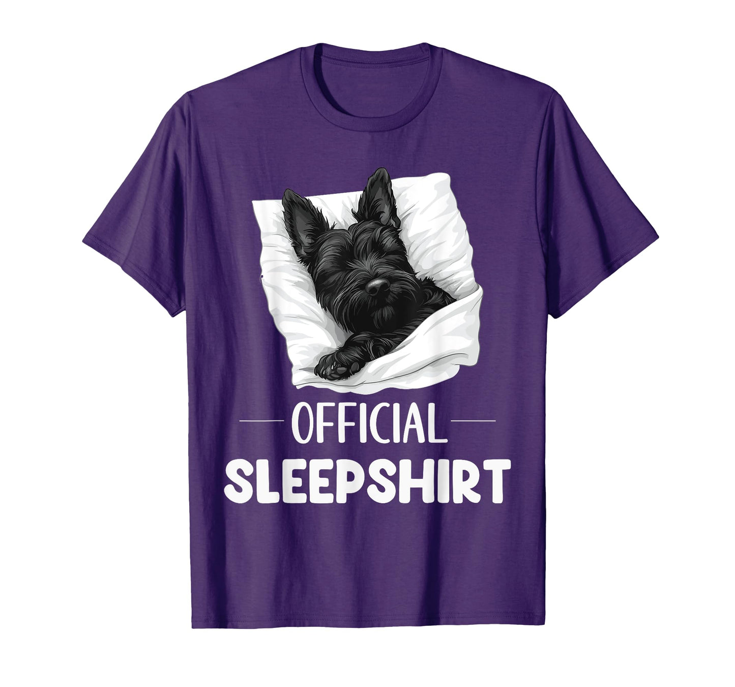 Official Scottish Terrier Sleepshirt Dog Lover Sleepwear Men Women Girls Kids T-Shirt