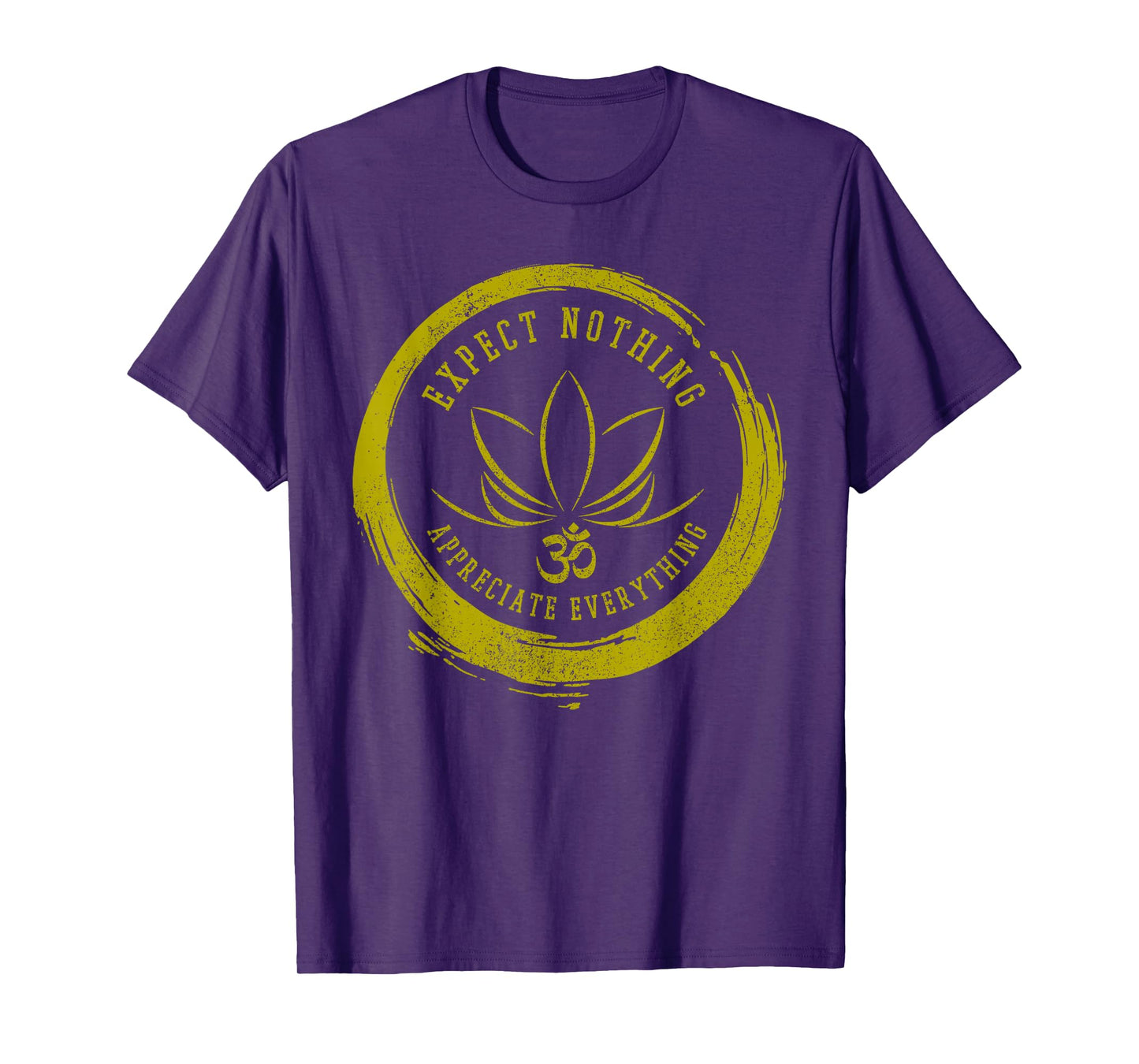 Buddhism Saying Lotus Flower Om Symbol Yoga Gift T-Shirt