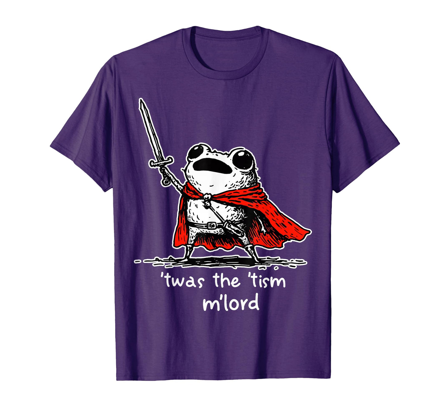 Vintage Frogs Meme TWAS The Tism M Lord Frog Witch Funny T-Shirt