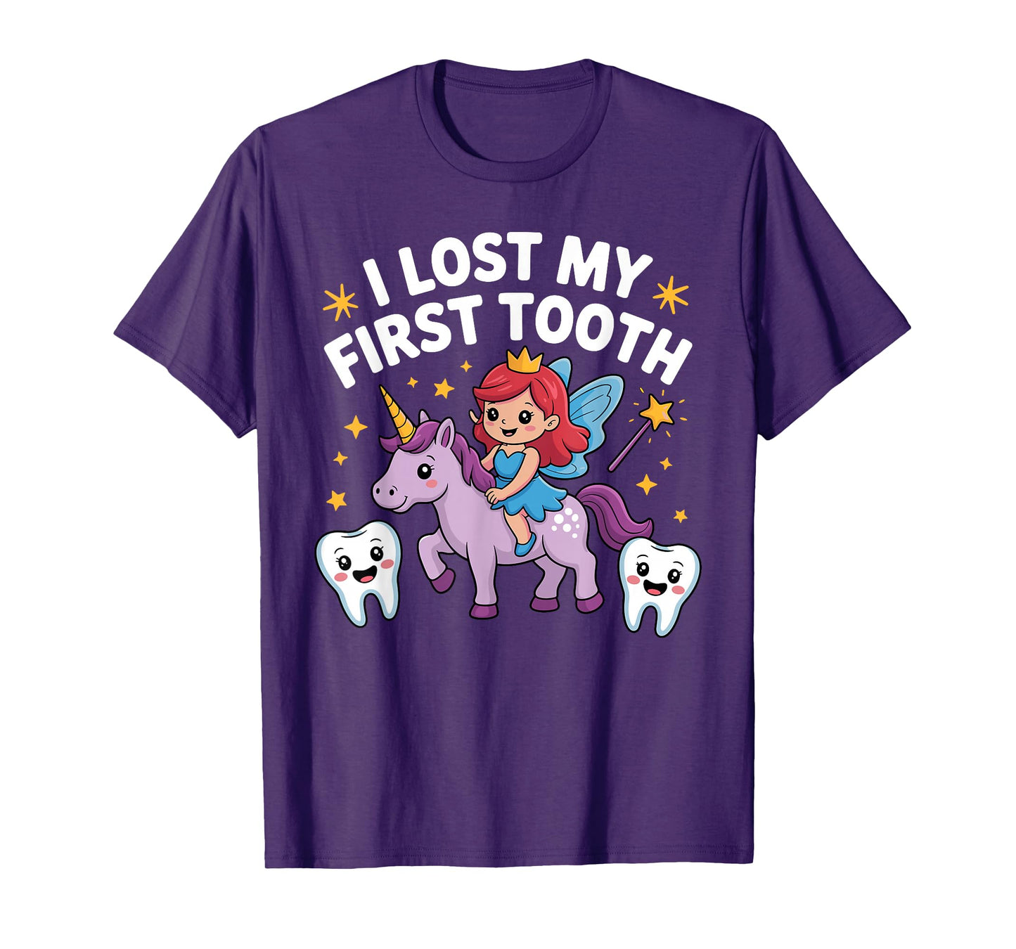 First Lost Tooth Design for Kids Boys Girls Lost First Tooth T-Shirt