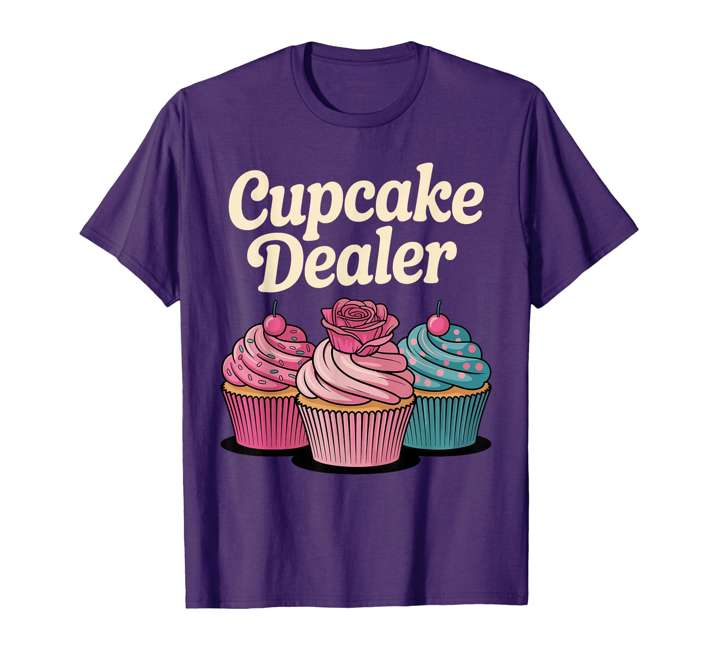 Funny Cupcake Art for Men Women Kids Baking Cupcake Lover T-Shirt