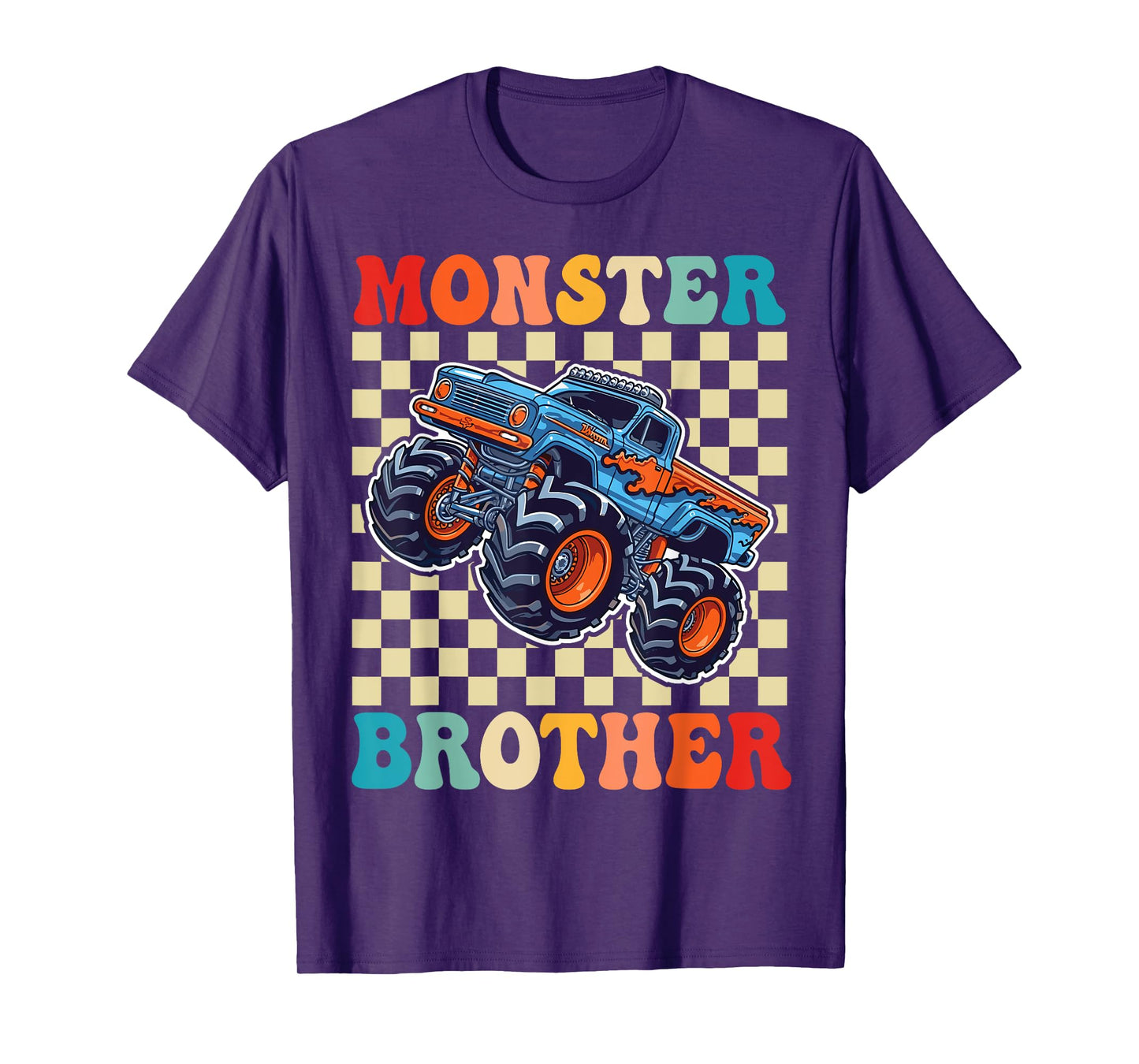 Monster Truck Brother Family Matching Monster Truck Lovers T-Shirt