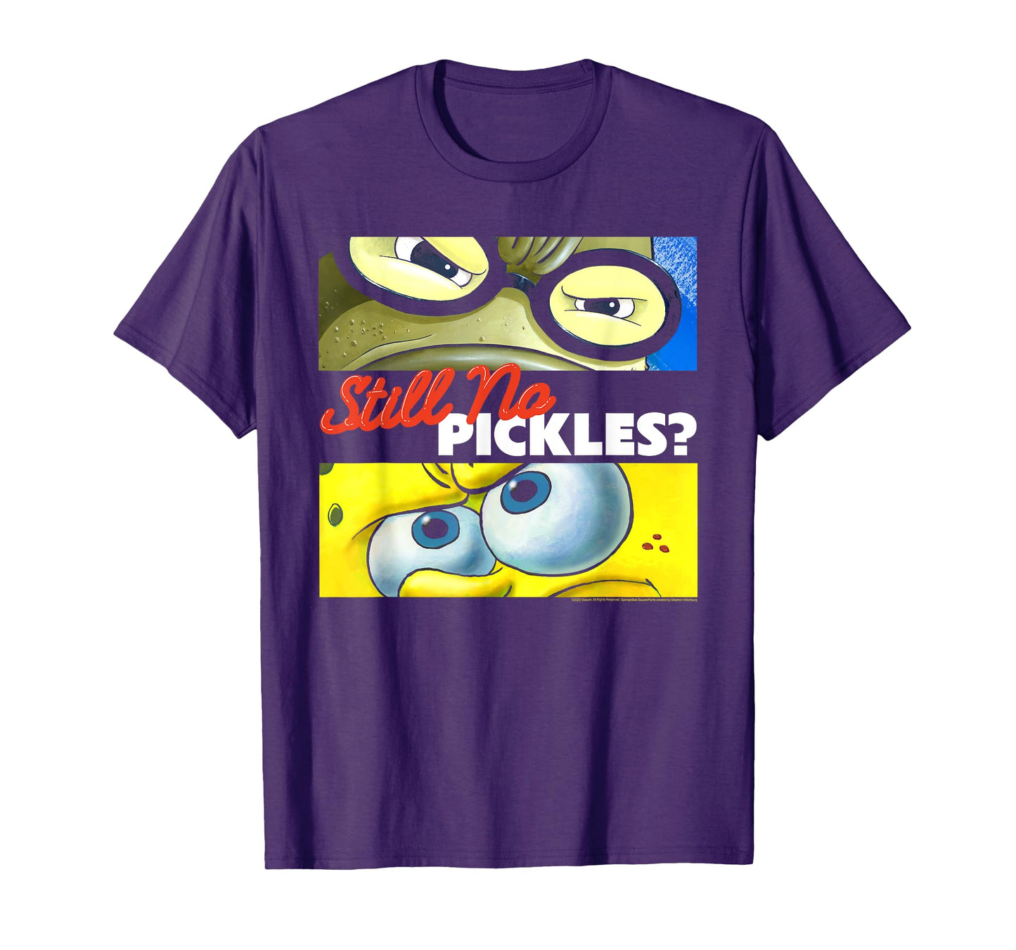 SpongeBob SquarePants Still No Pickles? Bubble Bass Cartoon T-Shirt