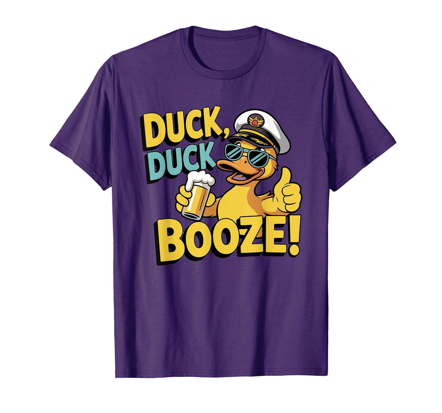 Duck Duck Booze Funny Cruise Family Matching Cruising T-Shirt