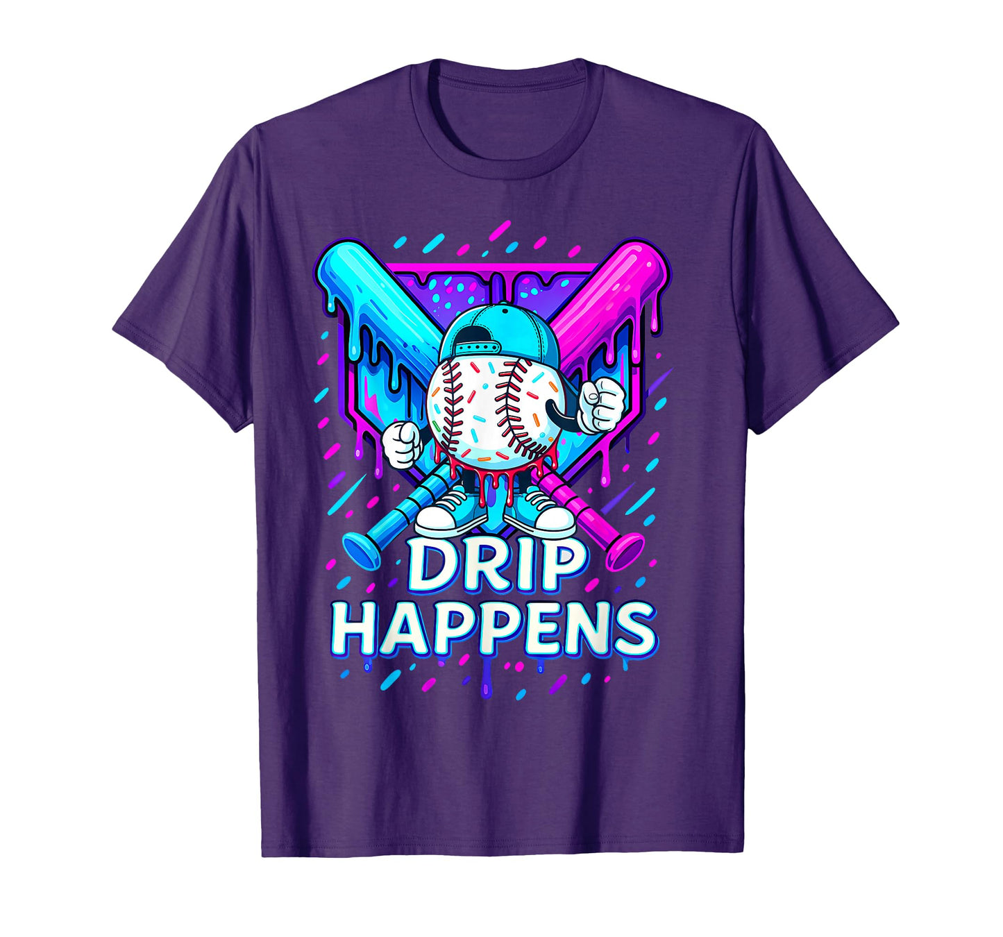 Baseball Lifestyle Apparel Youth Baseball Ice Cream Drip T-Shirt