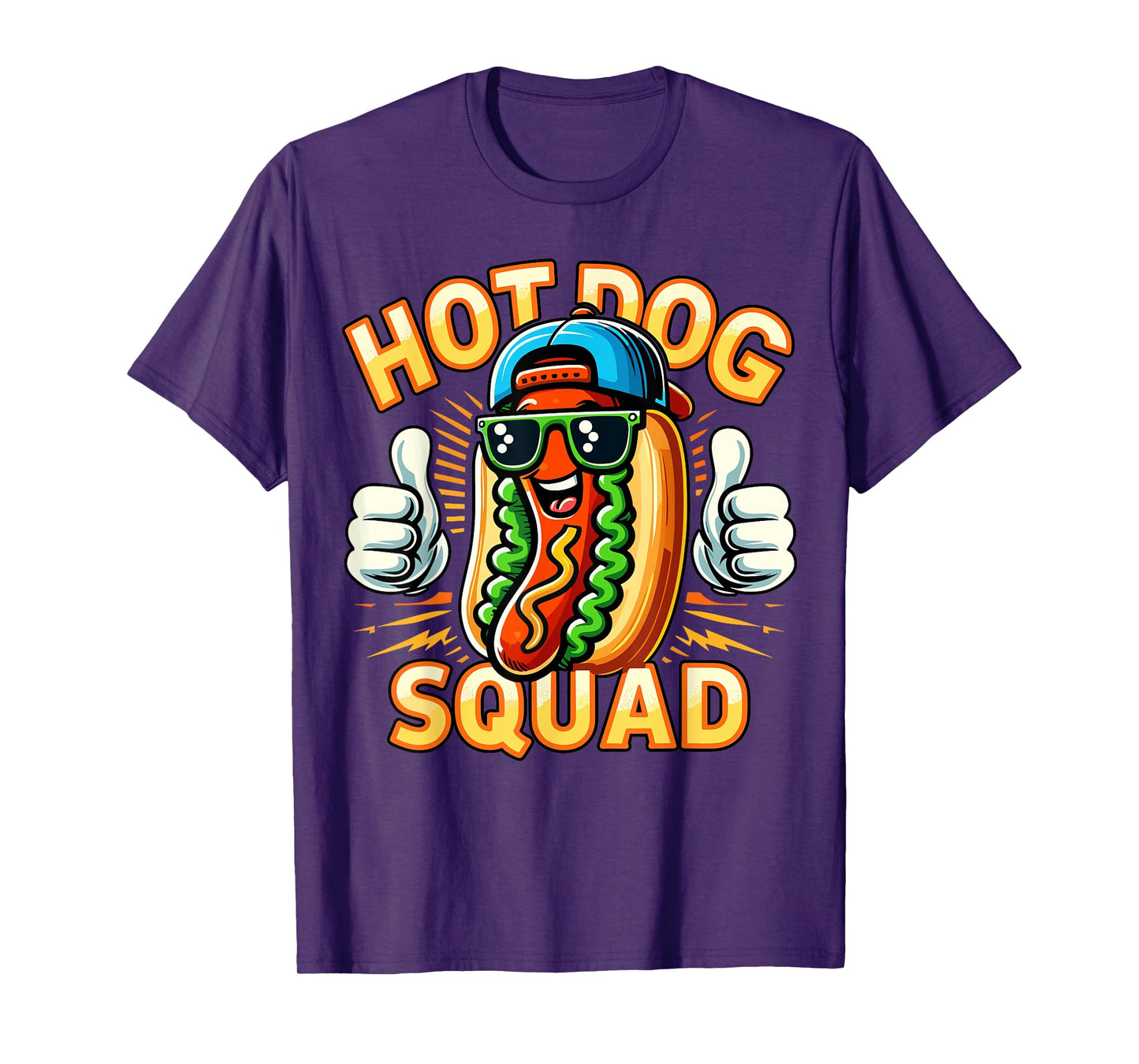 Hot Dog Squad Funny Hot Dog Stand Team Hotdog Crew T-Shirt