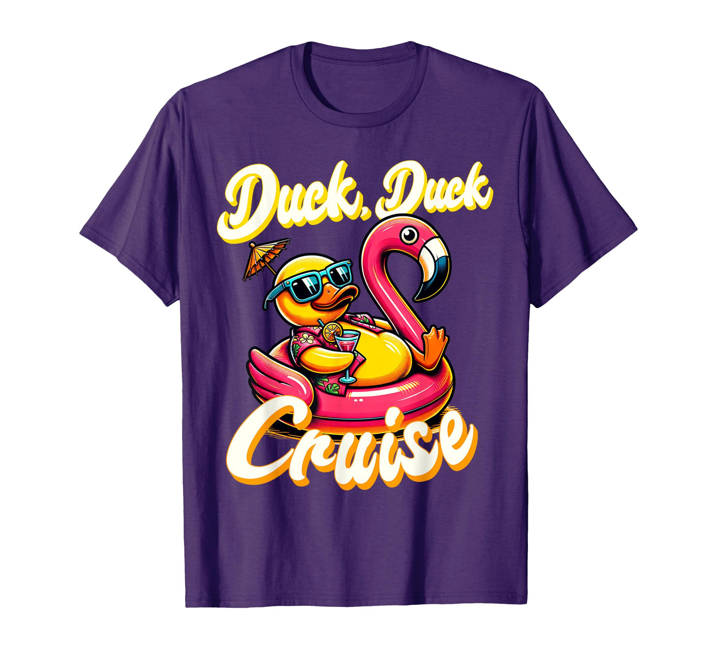 Cruising Ducks Duck Duck Cruise Family Vacation Rubber Duck T-Shirt