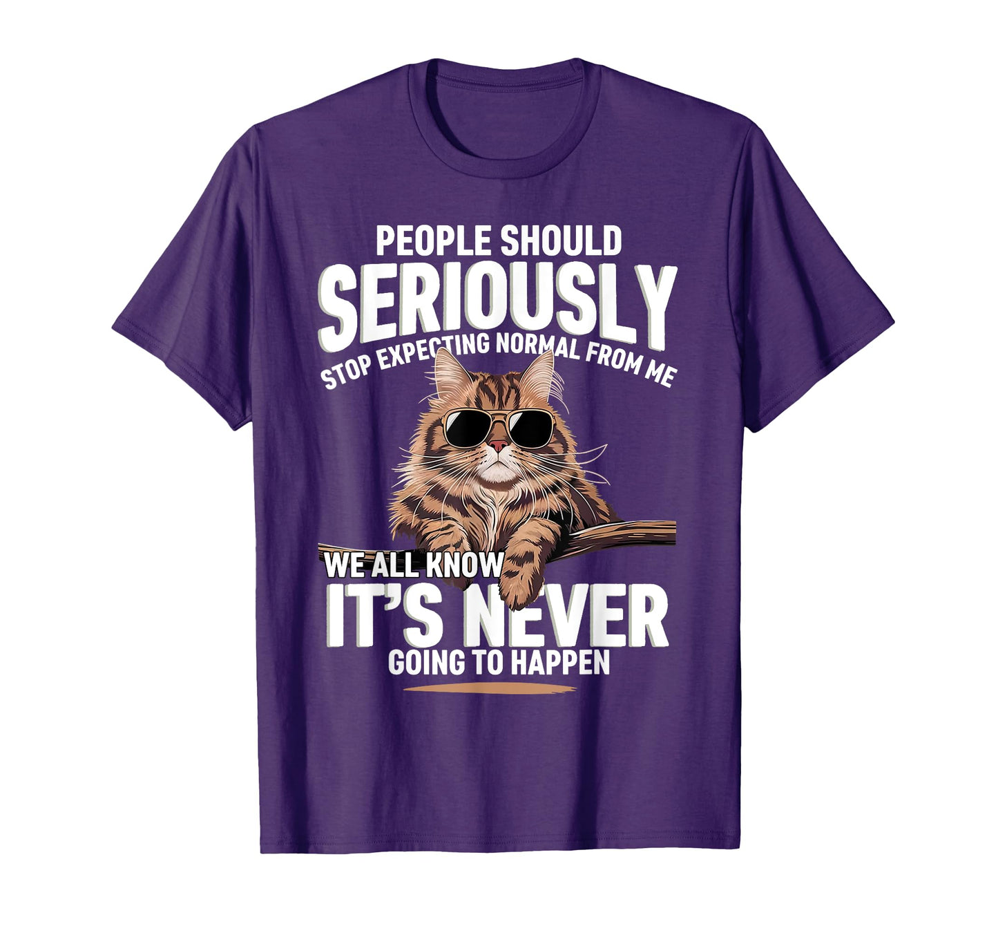 People Should Seriously Stop Expecting Normal From Me Funny T-Shirt
