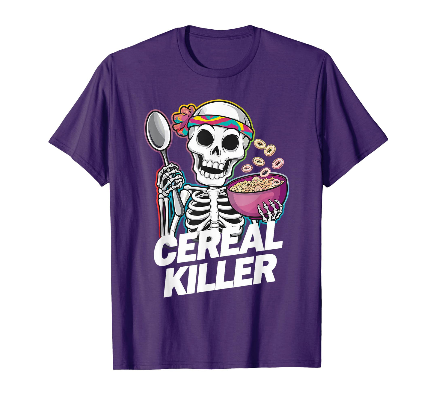 Cereal Killer Halloween Love Cereal Funny Cereal T-Shirt