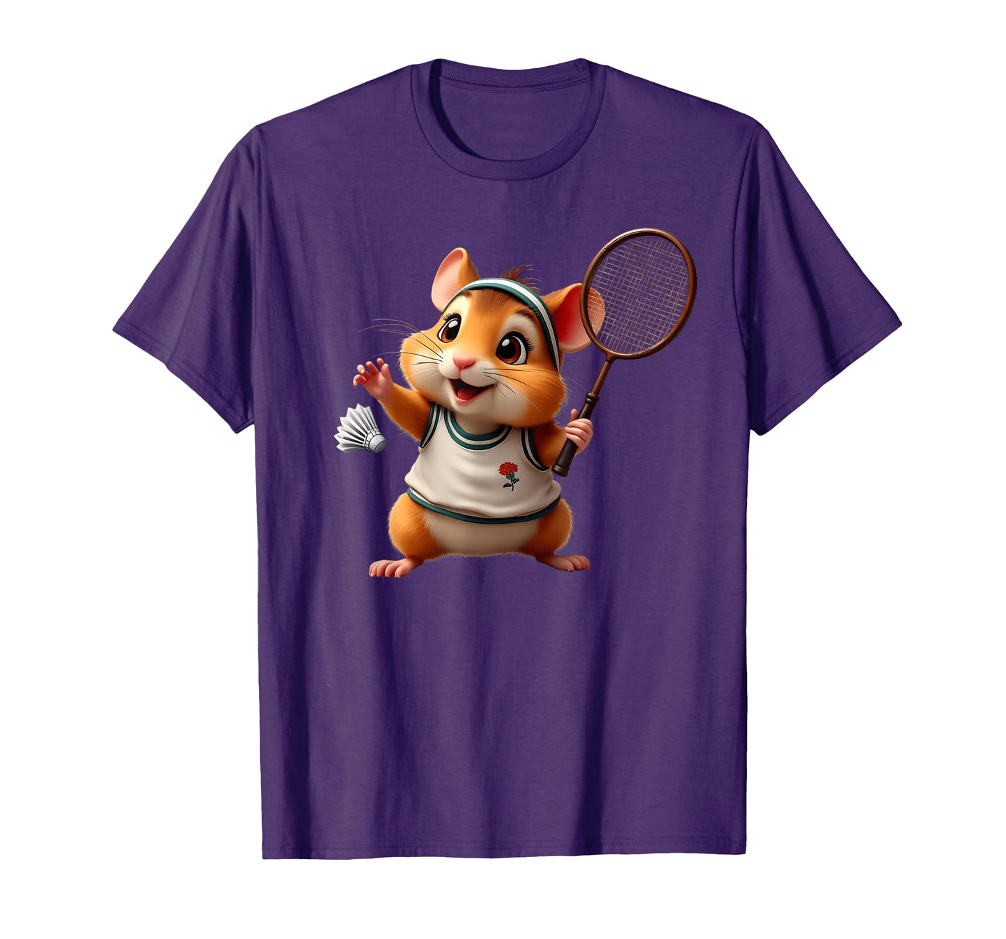 Badminton Art For Men Women Kids Badminton Lover Badminton T-Shirt