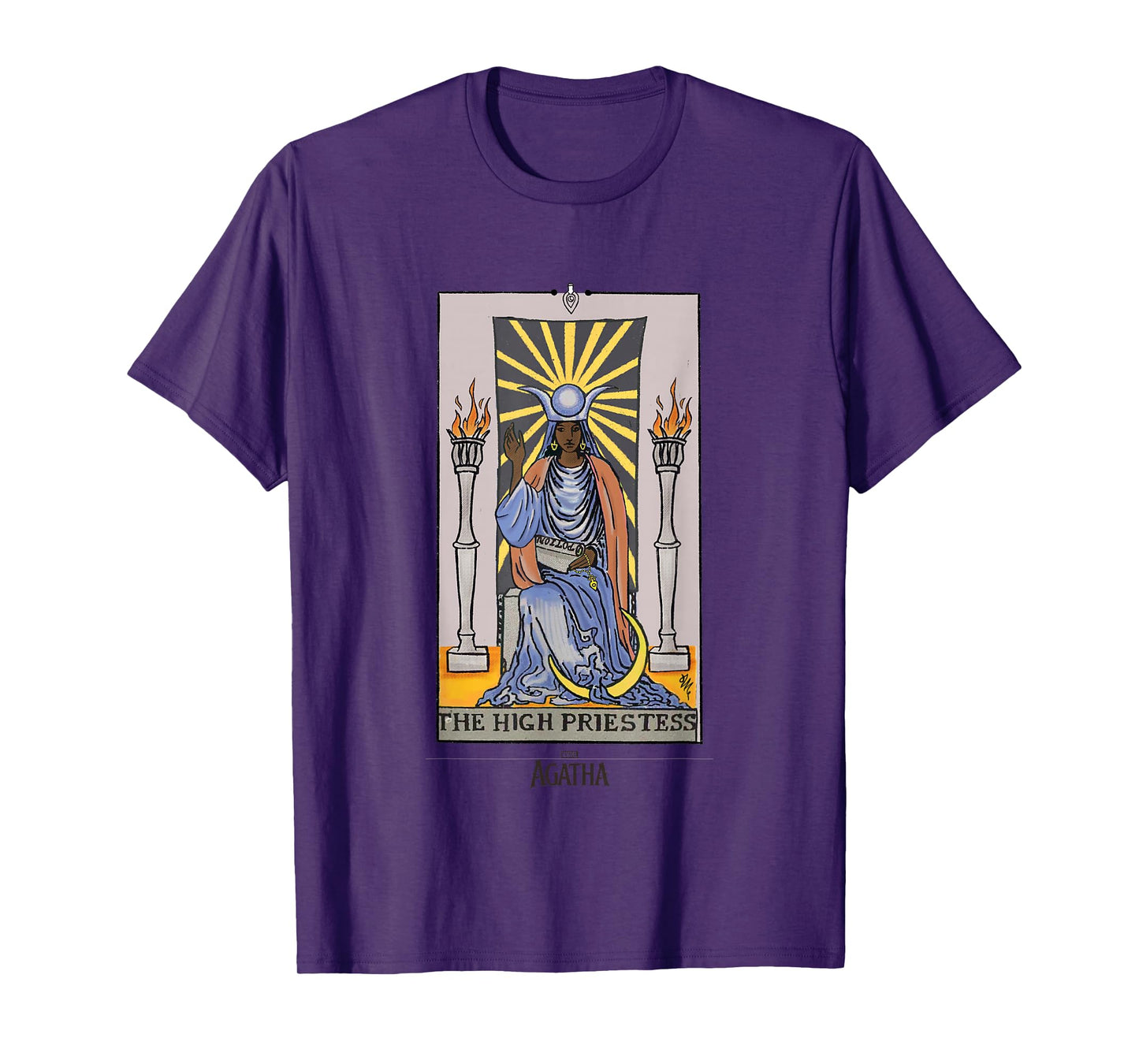 Marvel Agatha All Along The High Priestess Vintage Tarot T-Shirt