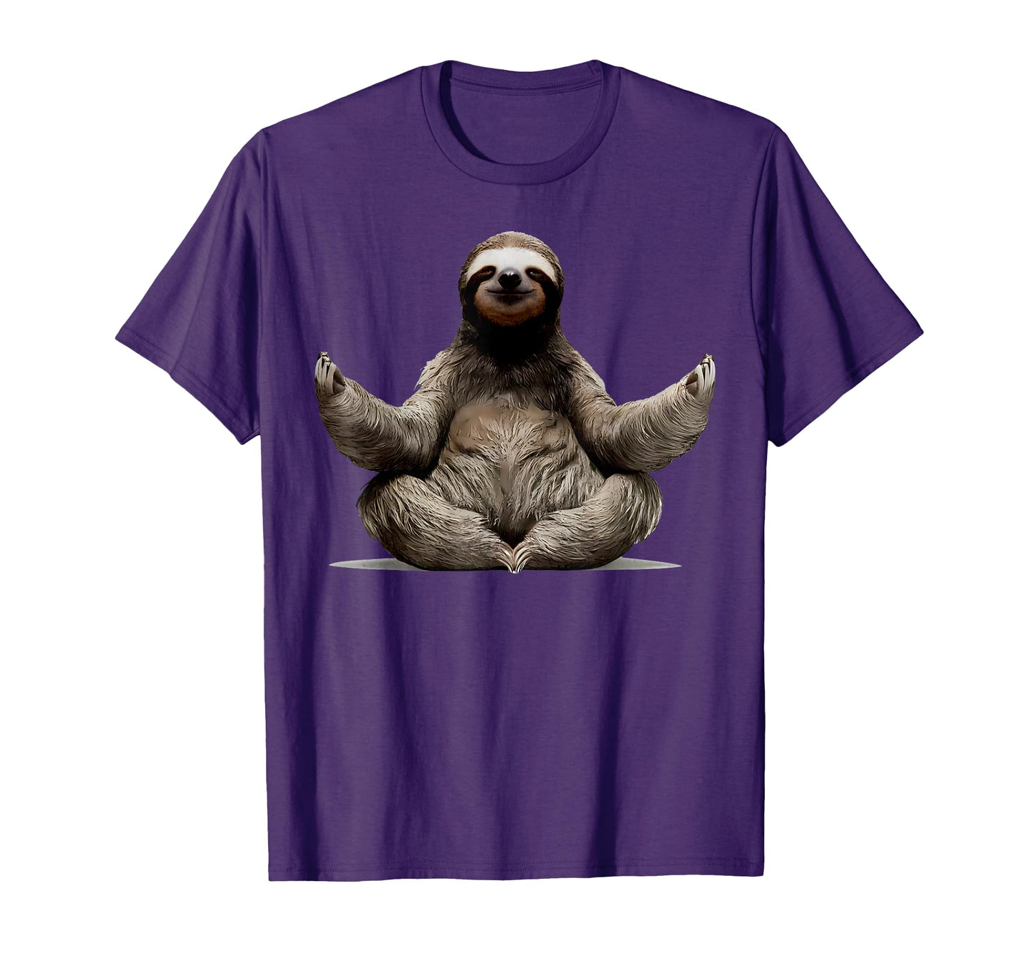 Sloth Yoga Namaste Meditation Buddhist Zen Buddha Women Men T-Shirt