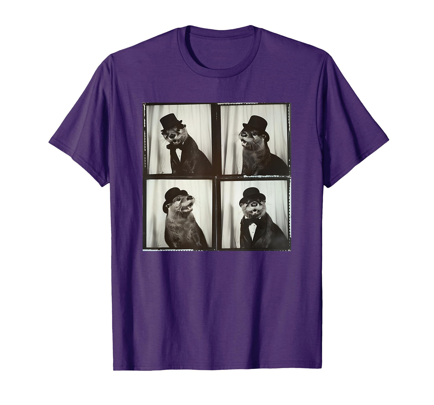 Funny Otter Animal Photobooth T-Shirt