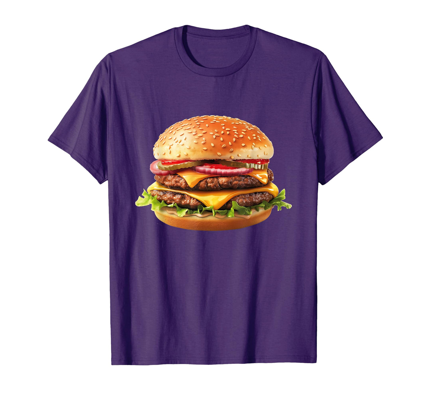 Hamburger Cheese BBQ Lovers T-Shirt