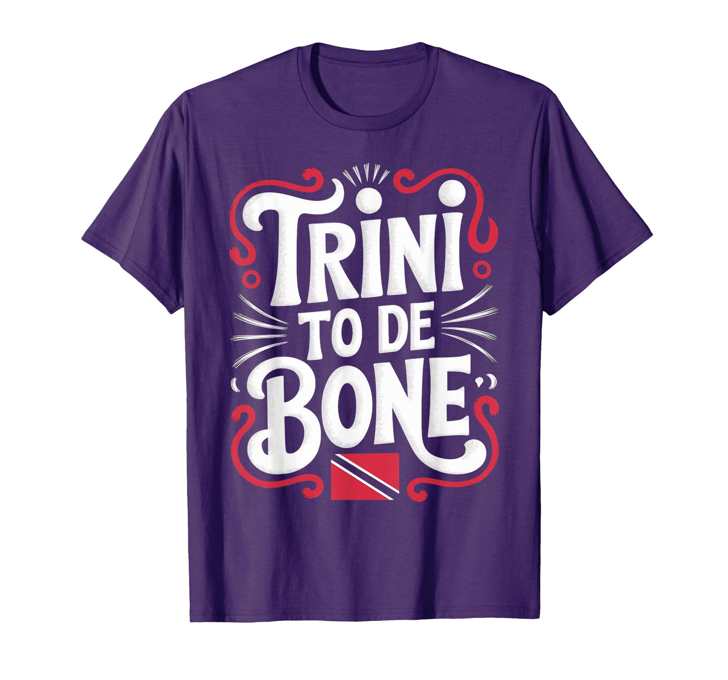 Trini To De Bone Trinidad And Tobago Flag Trinidadian T-Shirt